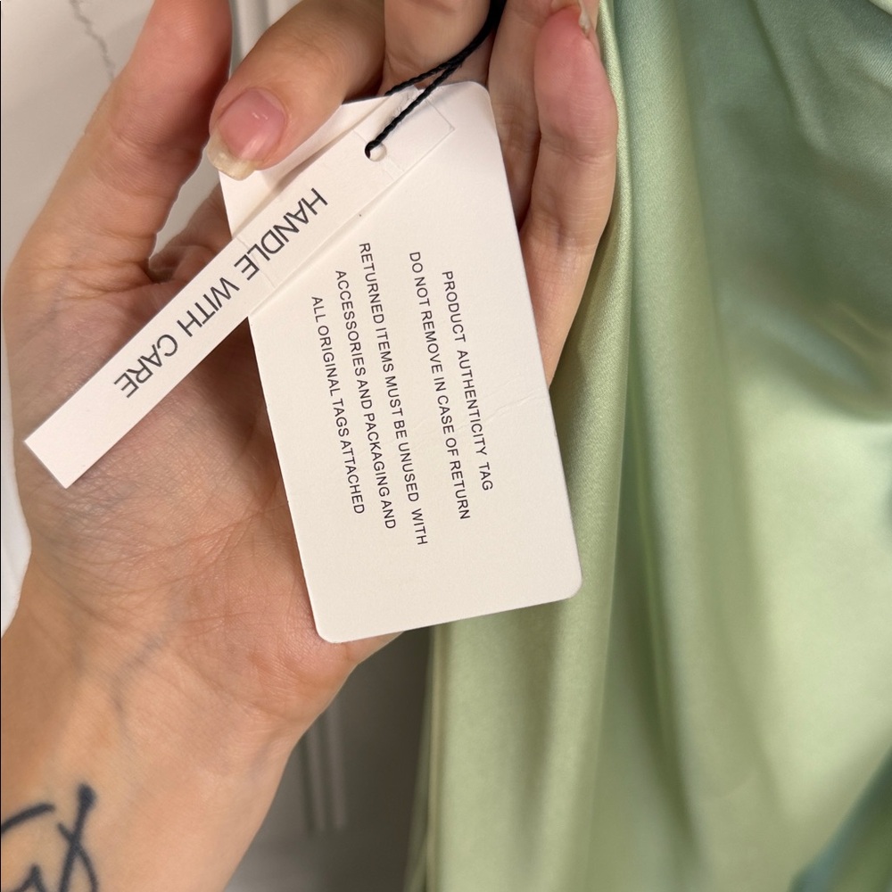 Line & Dot x REVOLVE Kira Maxi Dress in Pistachio Green - Picture 9 of 10